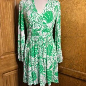 Lilly Pulitzer Calla Spearmint Kiss My Tulips Fit and Flare Dress Size M - NWT
